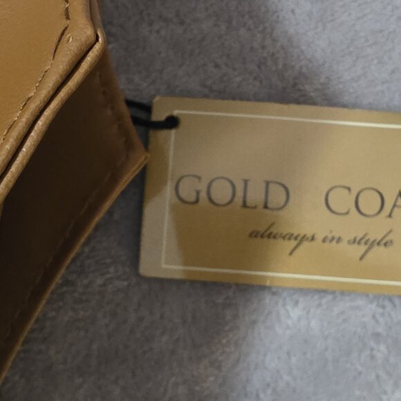 Gold Coast Brown Leather Designer Purse w/Wallet NWT - Picture 4 of 11